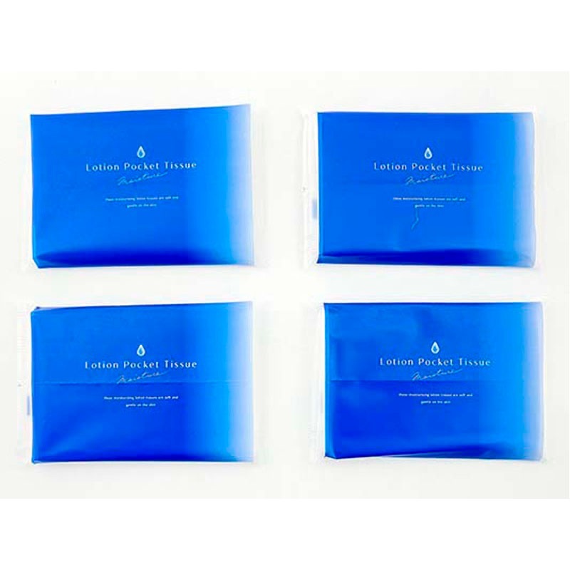 ローションポケットティッシュ１０Ｗ４Ｐ