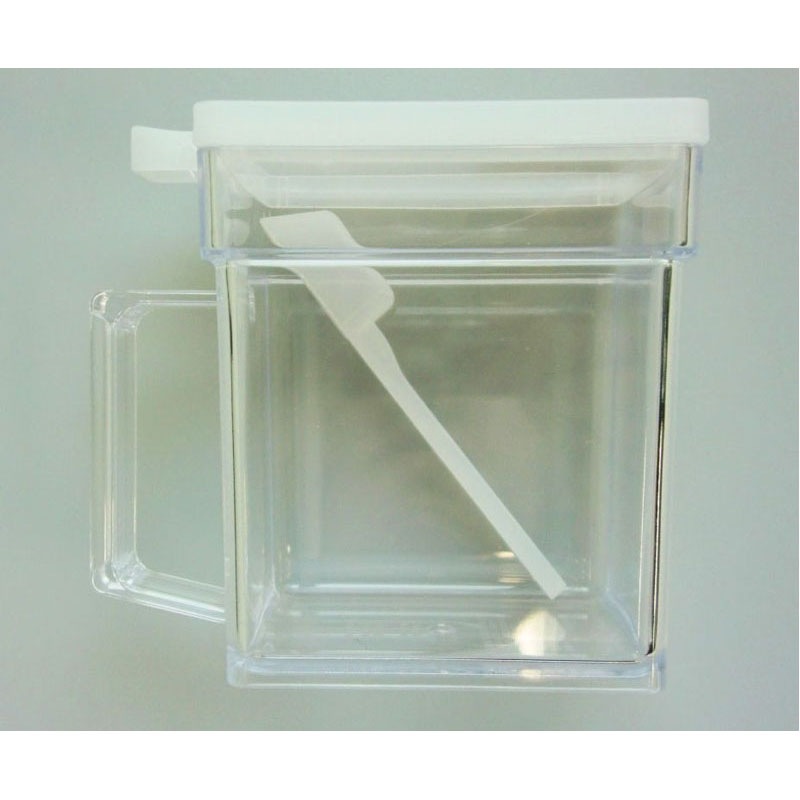 空き容器 駄菓子 クジ引き 透明ポット クリアポット ケース スクエア