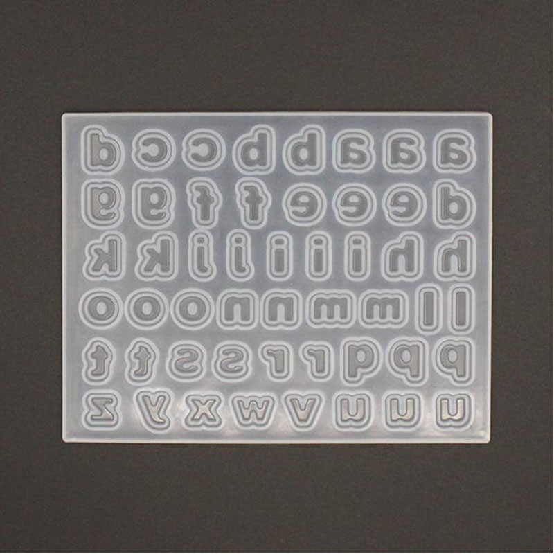 レジンモールド英字　小文字２段