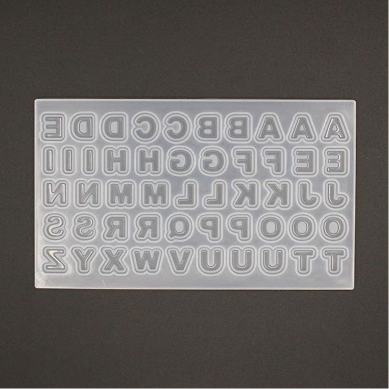 レジンモールド英字　大文字２段