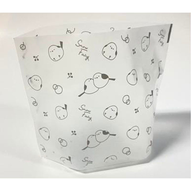 自立型水切りゴミ袋Ｓ　２０枚シマエナガ柄