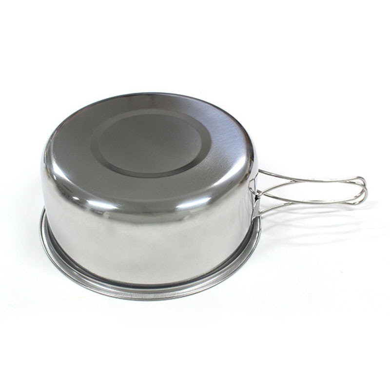 ステンレス折りたたみ手付鍋16cm【公式】≪1個からお届け≫Can