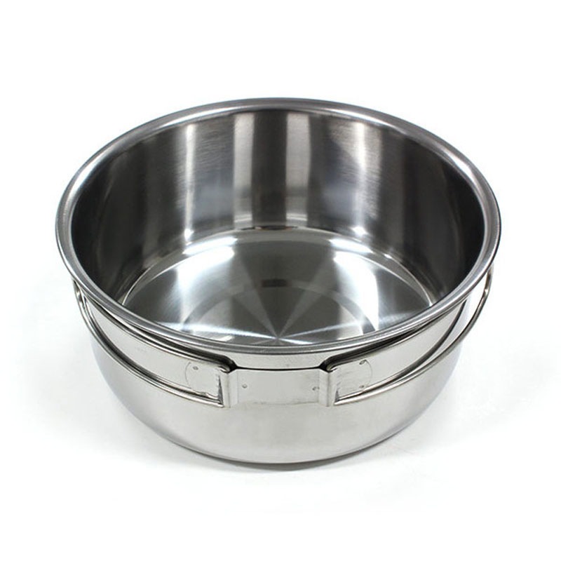 ステンレス折りたたみ手付鍋16cm【公式】≪1個からお届け≫Can