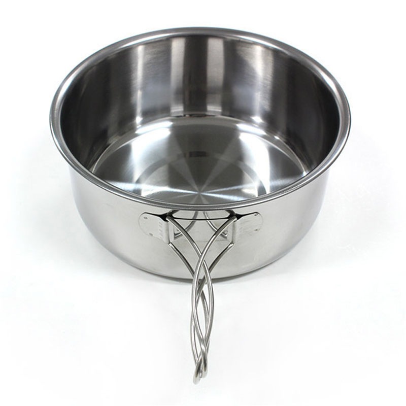 ステンレス折りたたみ手付鍋16cm【公式】≪1個からお届け≫Can