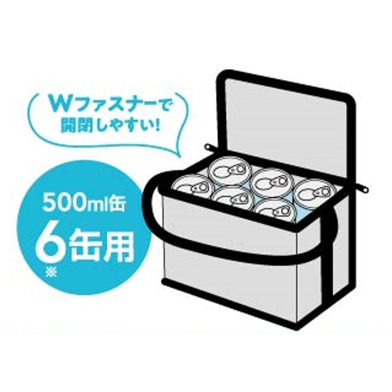 ＢＯＸ型アルミバッグ　５００ｍｌ缶×６