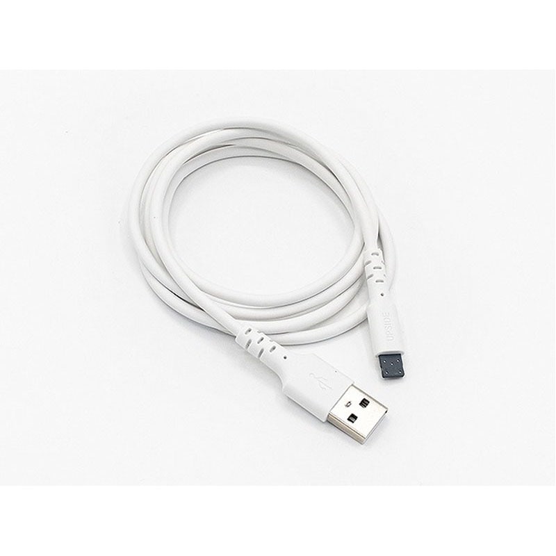 IP用やわらか充電ケーブル 1M WH【公式】≪1個からお届け≫Can