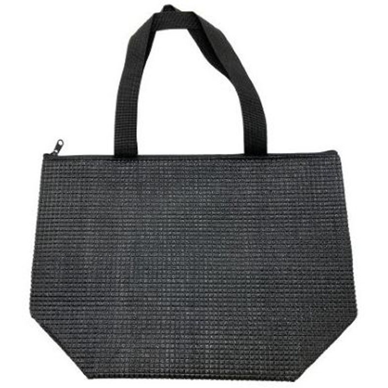 保冷保温ランチバッグ大　ブラック