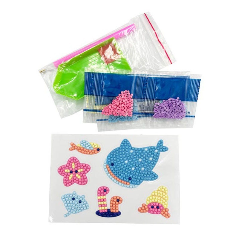 ビーズアートシール　アクアリウム