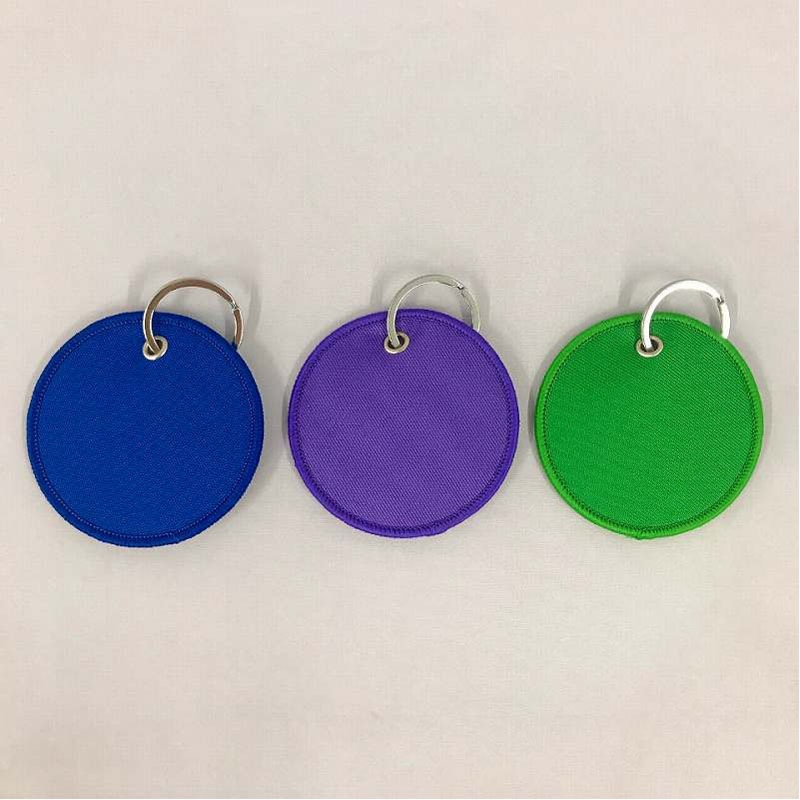 ワッペンキーホルダー ラウンド カラーA【公式】≪1個からお届け