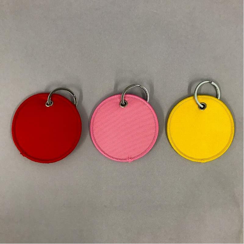 ワッペンキーホルダー ラウンド カラーB【公式】≪1個からお届け