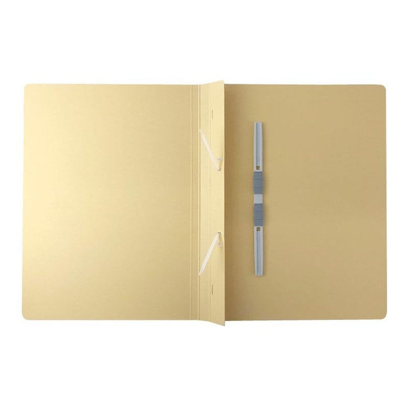 フラットファイルＡ４Ｓ縦　イエロー　２冊