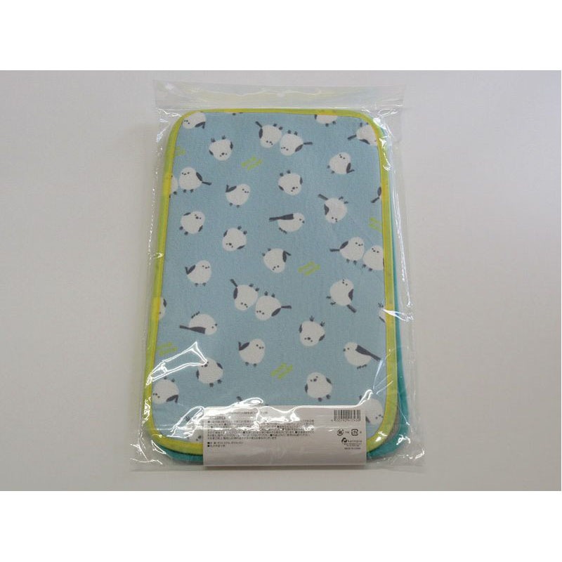 水切りマット２枚　シマエナガ柄