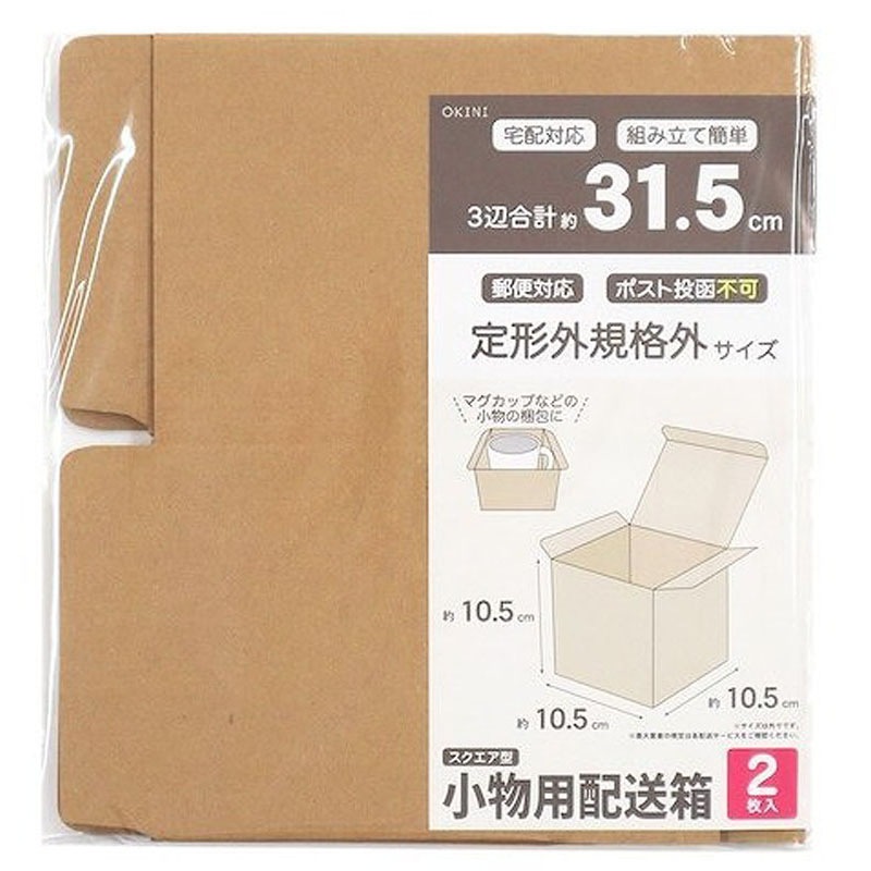 発送梱包用段ボール 小物サイズ 2P【公式】≪1個からお届け≫Can