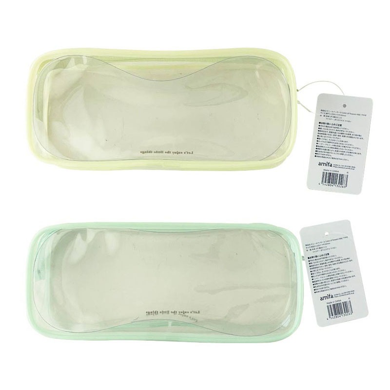 ビニールペンケース　Ｍ＆Ｃ　マチ付