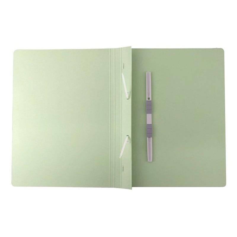 フラットファイルＡ４Ｓ縦　グリーン　２冊