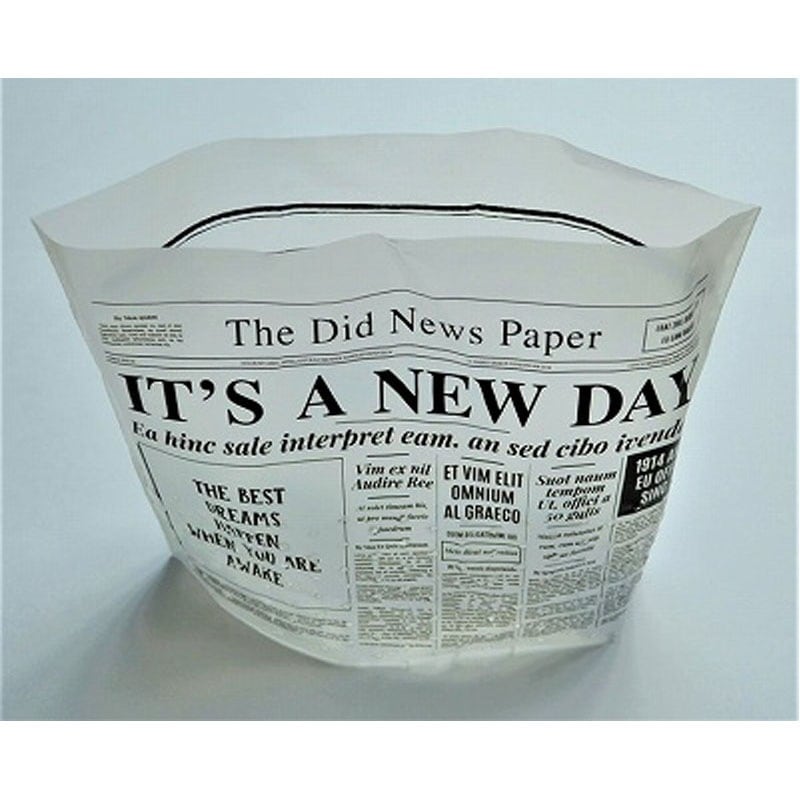 自立型水切りゴミ袋２０枚入モノトーン柄