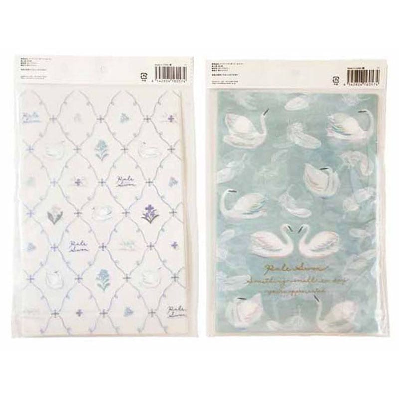 クリアバッグ　Ｌ　４Ｐ　ペールスワン