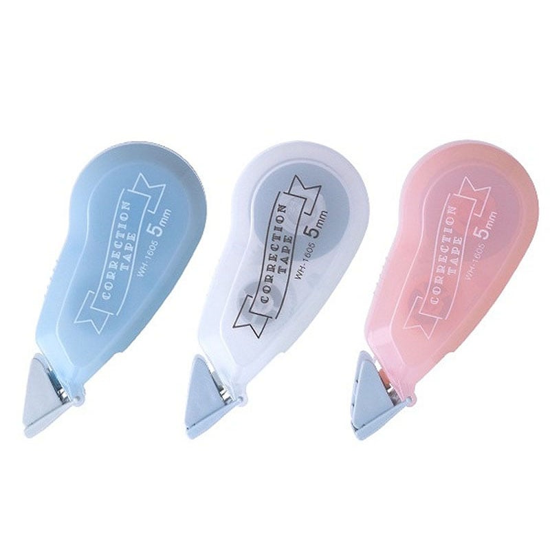 プラス修正テープ　５ＭＭ×８Ｍ巻　ミルキー色