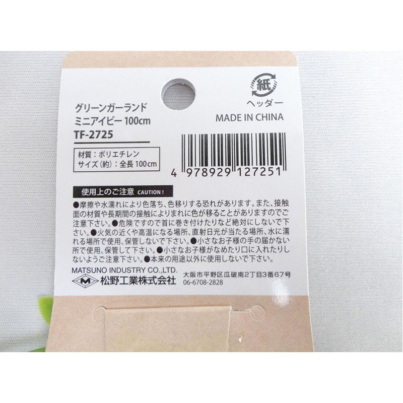 グリーンガーランド　ミニアイビー