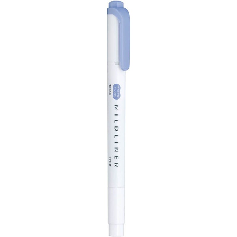 ゼブラ　マイルドライナー　ダークブルー