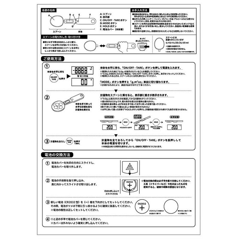 電子計量スプーン
