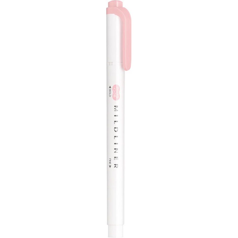 ゼブラ　マイルドライナー　ダスティピンク