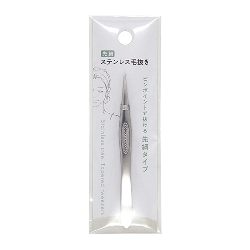 ステンレス毛抜き　先細