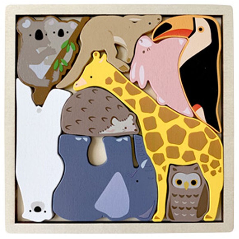 木製パズル 動物園【公式】≪1個からお届け≫Can☆Doネットショップ