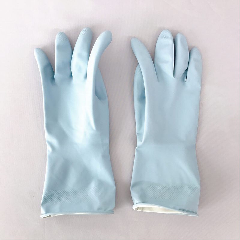 ゴム手袋　厚手　Ｍ　ＢＬ