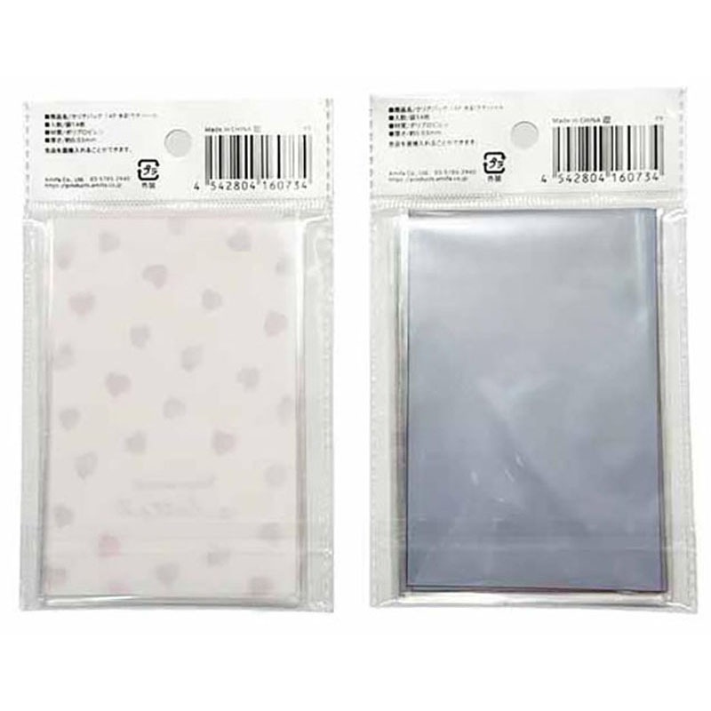 クリアバッグＳＳ　１４Ｐ　水彩ラテハート