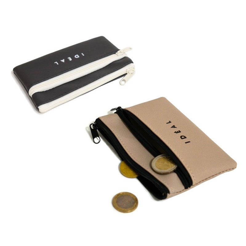 イデアル　Ｗファスナーコインケース