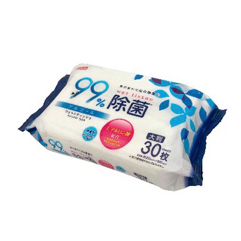アルコール除菌大判ウェット　３０枚