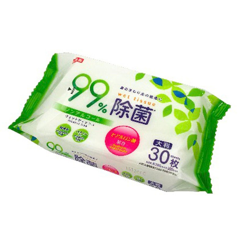 ノンアル除菌大判ウェット　３０枚