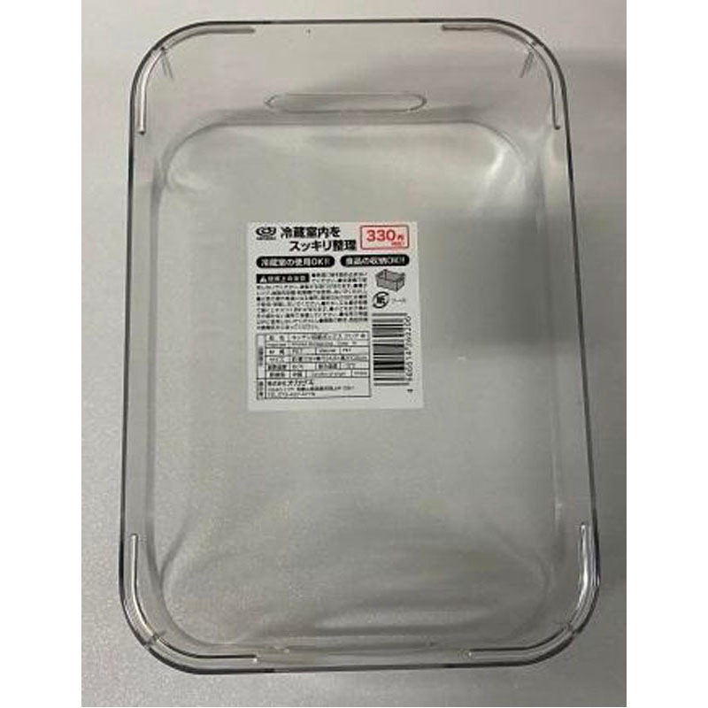 キッチン収納ボックス　クリア　中