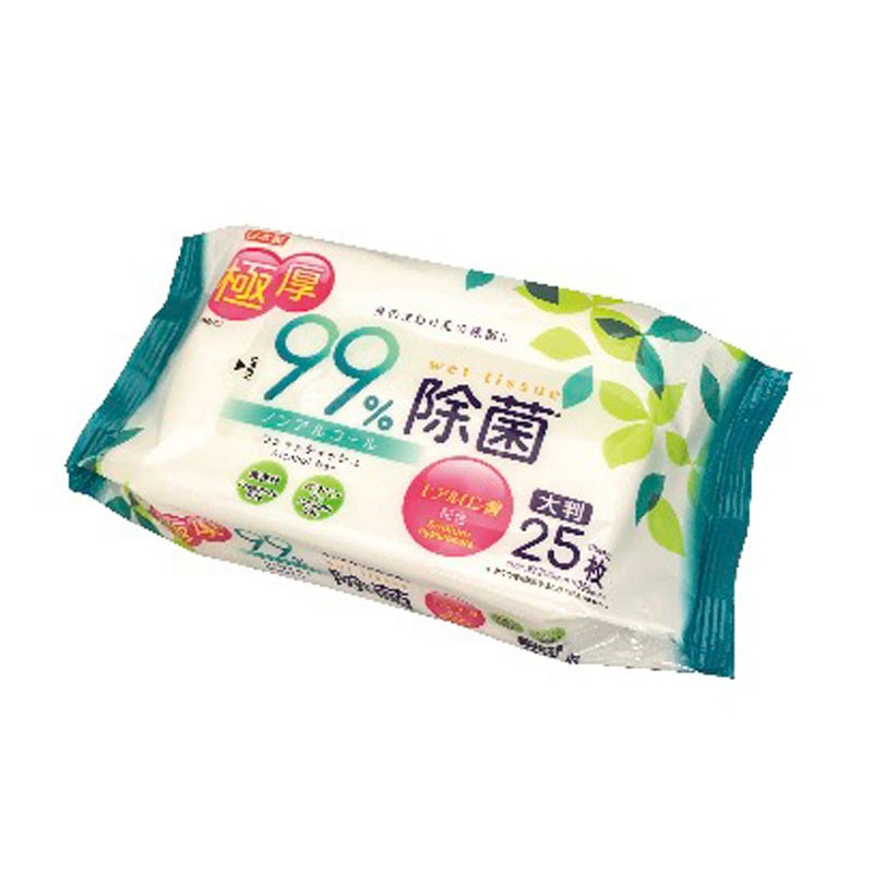 極厚ノンアル除菌大判ウェット　２５枚
