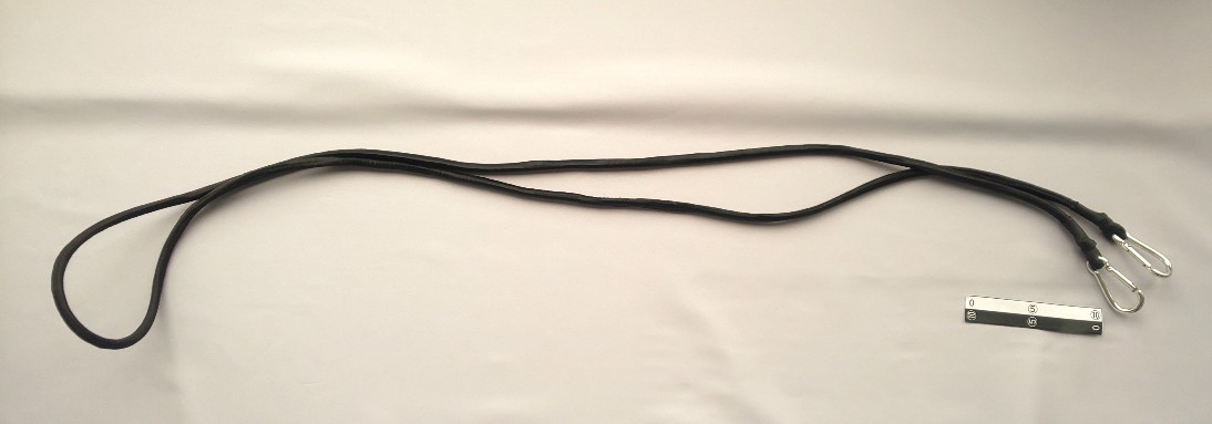自転車ロープ１．７Ｍ　カラビナフック付き
