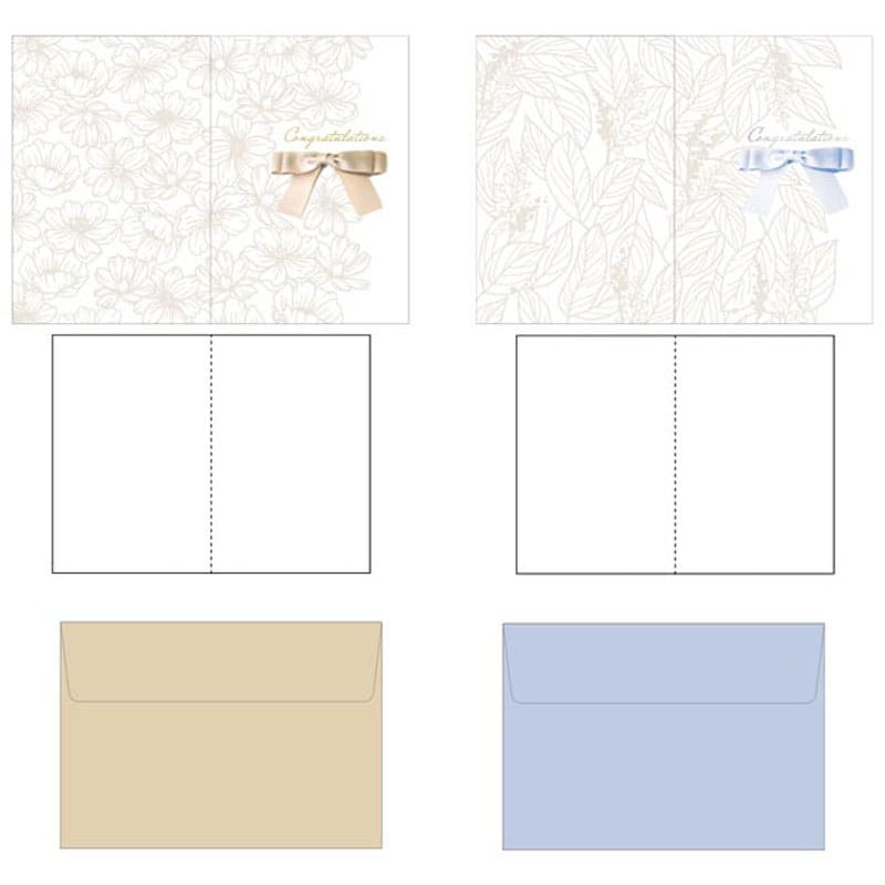 グリーティングカード エンボス 封筒付【公式】≪1個からお届け≫Can