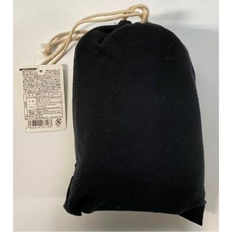 携帯スリッパ　Ｍ　ブラック