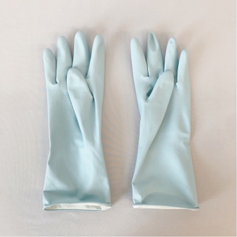 ゴム手袋　薄手　Ｍ　ＢＬ