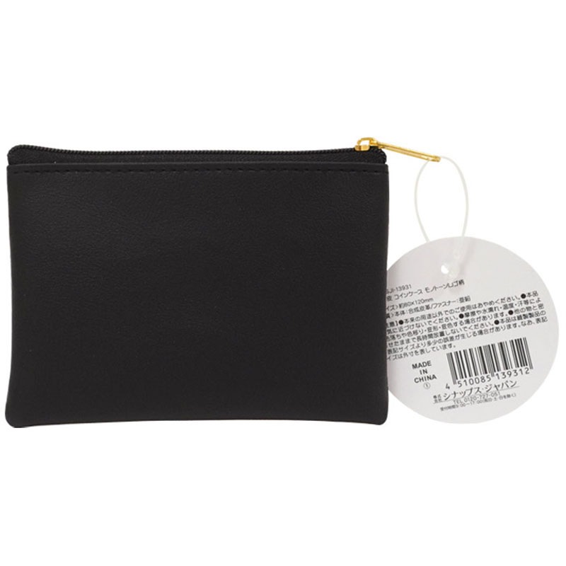 合皮コインケース　モノトーンロゴ