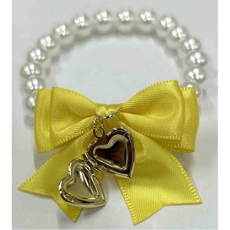 ｆａｖ　ロケット付ブレスレット　黄