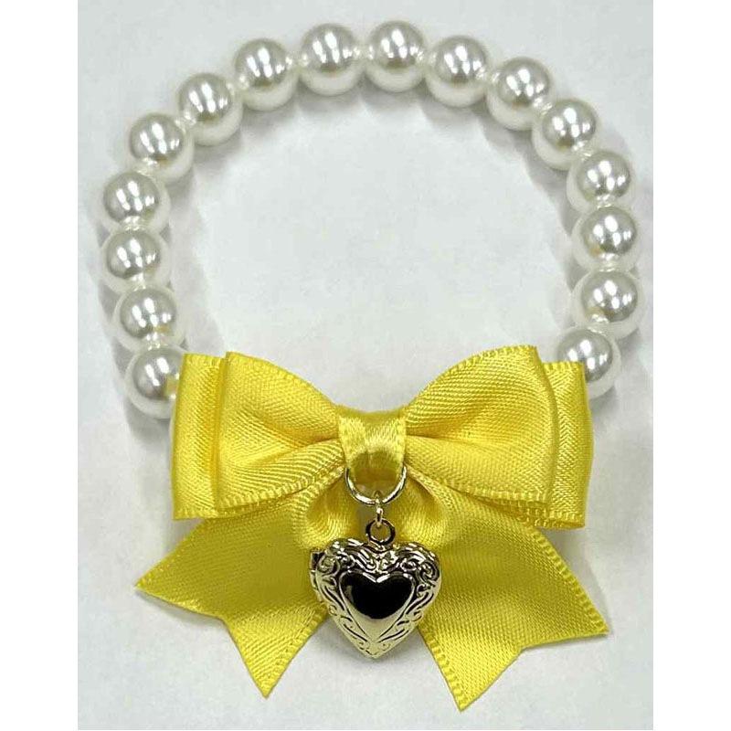 ｆａｖ　ロケット付ブレスレット　黄