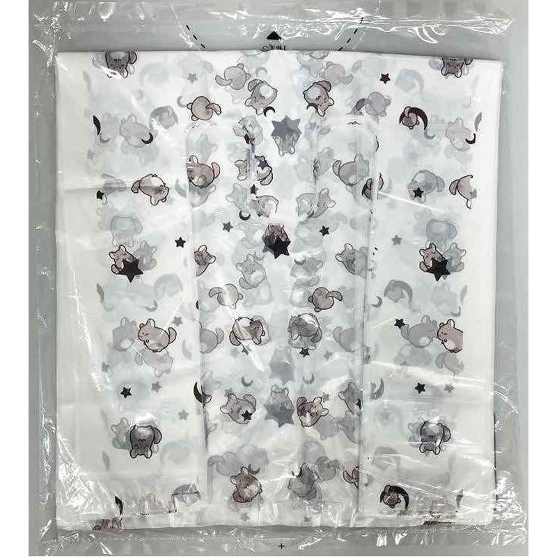 プリント手さげ袋３５号２０Ｐ　チンチラ柄