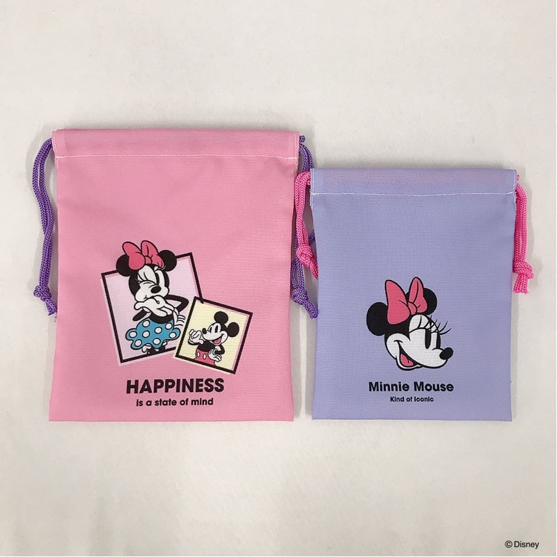 ディズニー／ミニーマウス 巾着セット【公式】≪1個からお届け≫Can