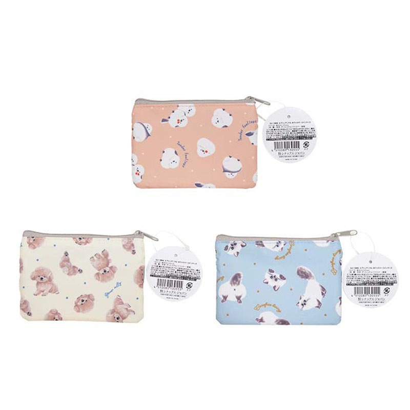 エブリィアニマル　Ｗファスナーコインケース