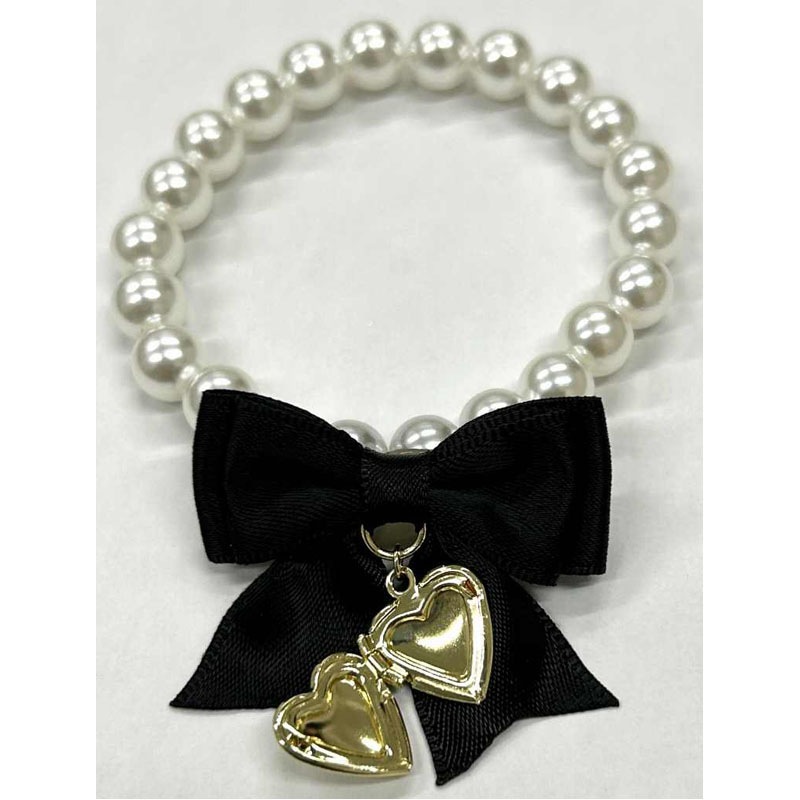 ｆａｖ　ロケット付ブレスレット　黒