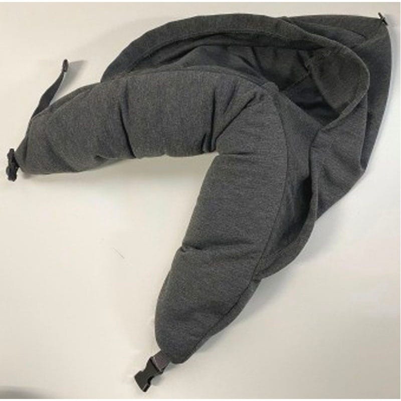 フード付マイクロビーズネックピロー