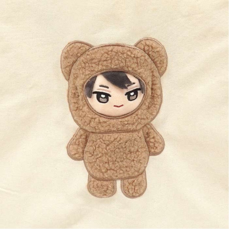 顔出しトートバッグ くま柄【公式】≪1個からお届け≫Can☆Doネット