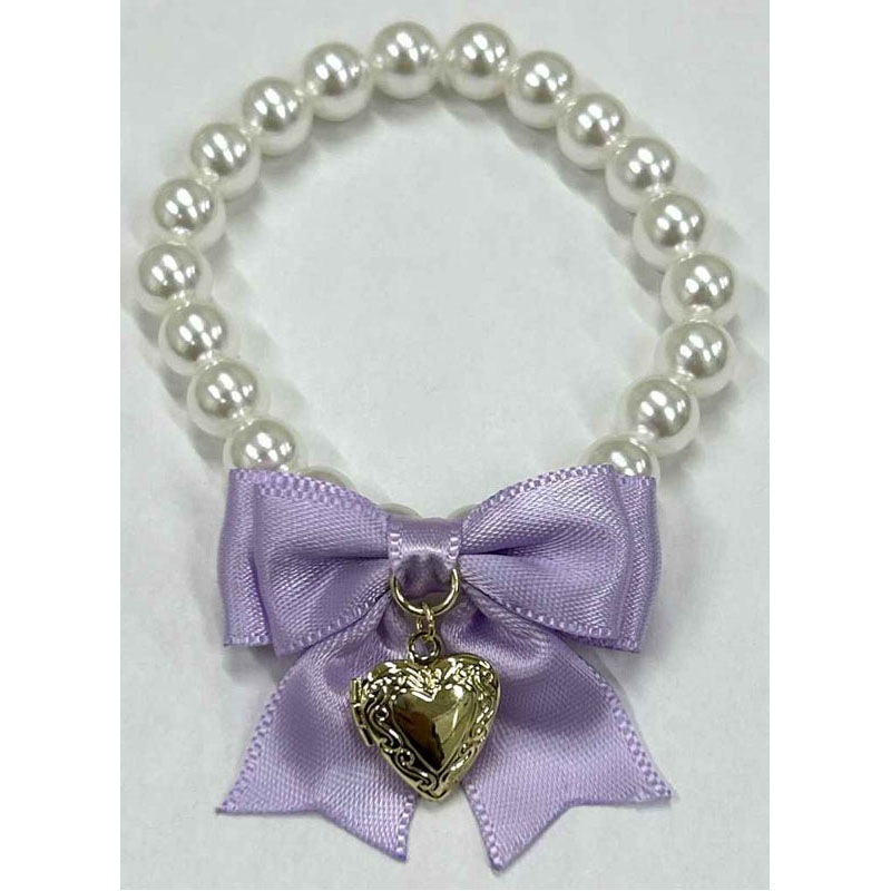 ｆａｖ　ロケット付ブレスレット　紫