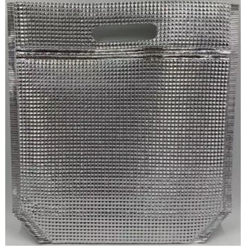 保冷保温ジッパー付アルミバッグ　Ｍ